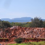 Sicht aus Höhe des Bodenplateaus