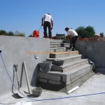 Pooltreppe bauen